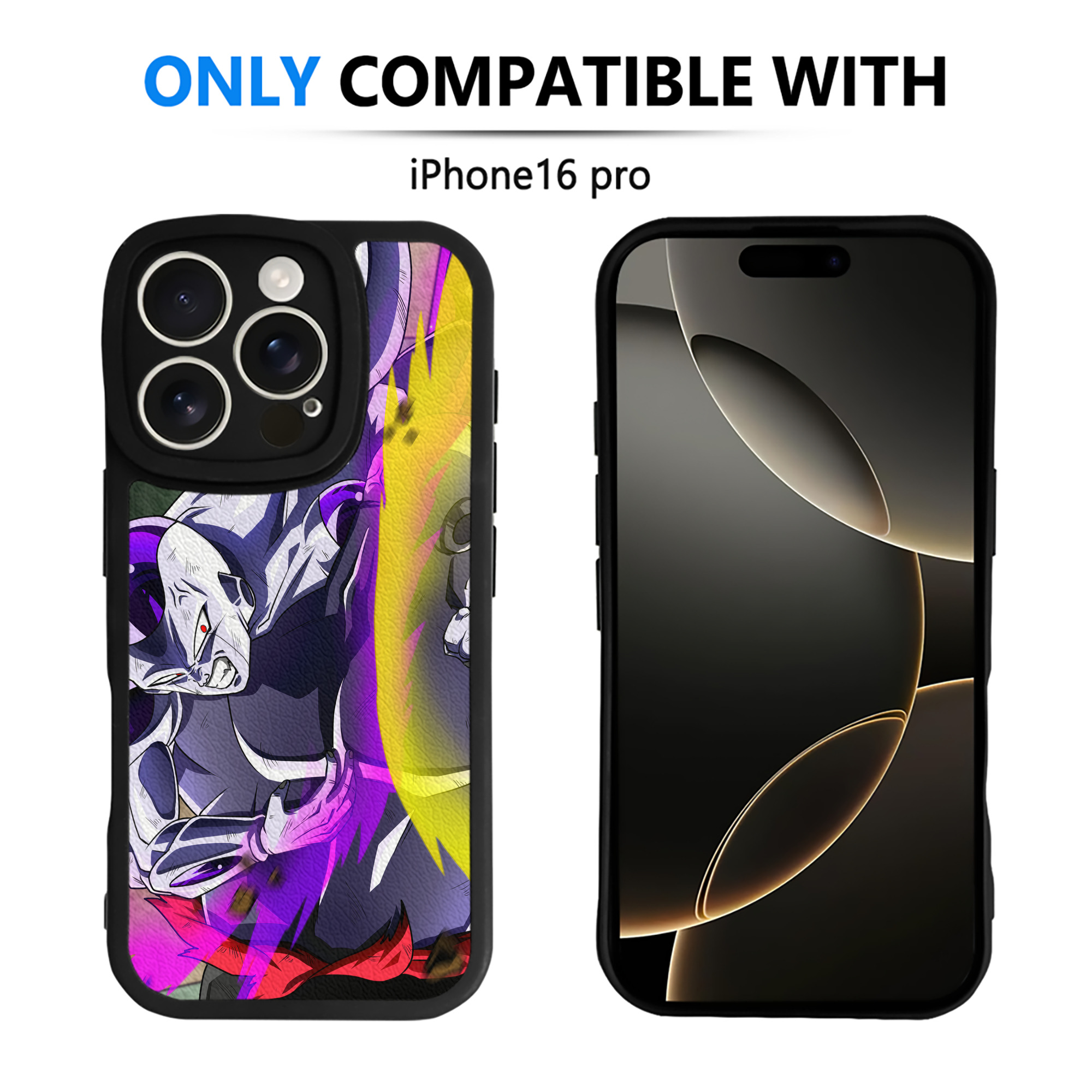 （画像用） ドラゴンボール DRAGON BALL 【iPhone 16シリーズ対応】シリコンスマホケース（レザー調） 材質：シリコン